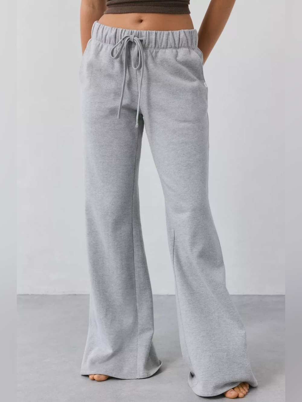 UO Out From Under Lived In Knit Flare Sweatpants